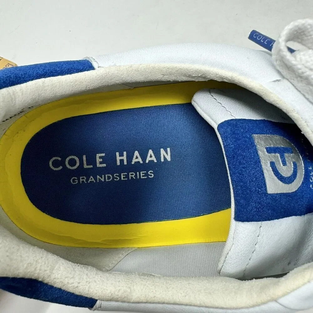 Cole Haan Grand Series Sneaker Optic White‎ Leather C35001 Men's Size 11.5
